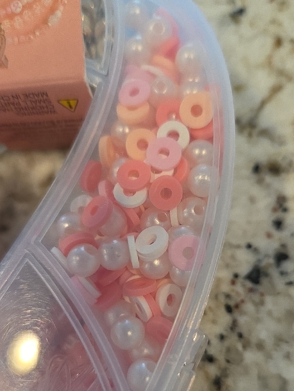 Pink Ribbon Bead Mix Craft Kit - Picture 3 of 7